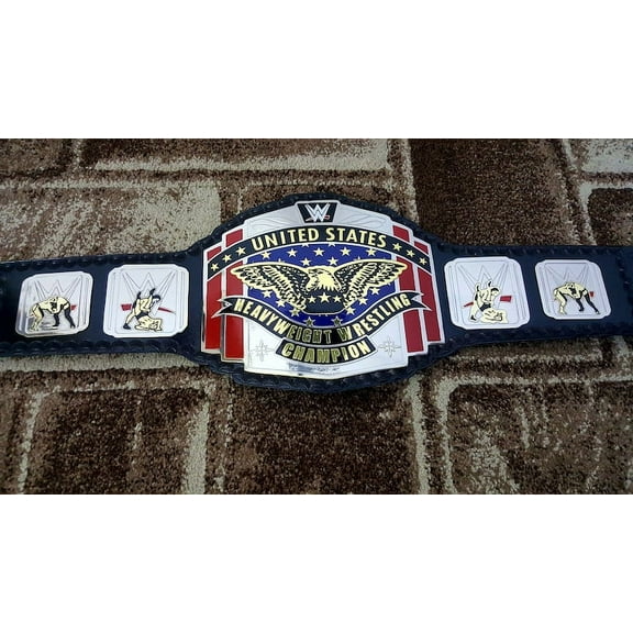 14Stars Adult Cowhide Leather Heavyweight Wrestling championship Belt, Multicolor