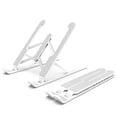 thumbnail image 1 of TFixol Support Réglable pour Ordinateur Portable et Tablette, Support Multi-angle pour Ordinateur Portable, Rehausseur Portable et Pliable pour Ordinateurs Portables de 10 à 17 Po, Design Ajouré, Blanc, 1 of 8