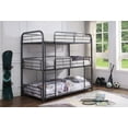 thumbnail image 4 of ACME Cairo Triple Bunk Bed - Twin in Gunmetal, 4 of 4