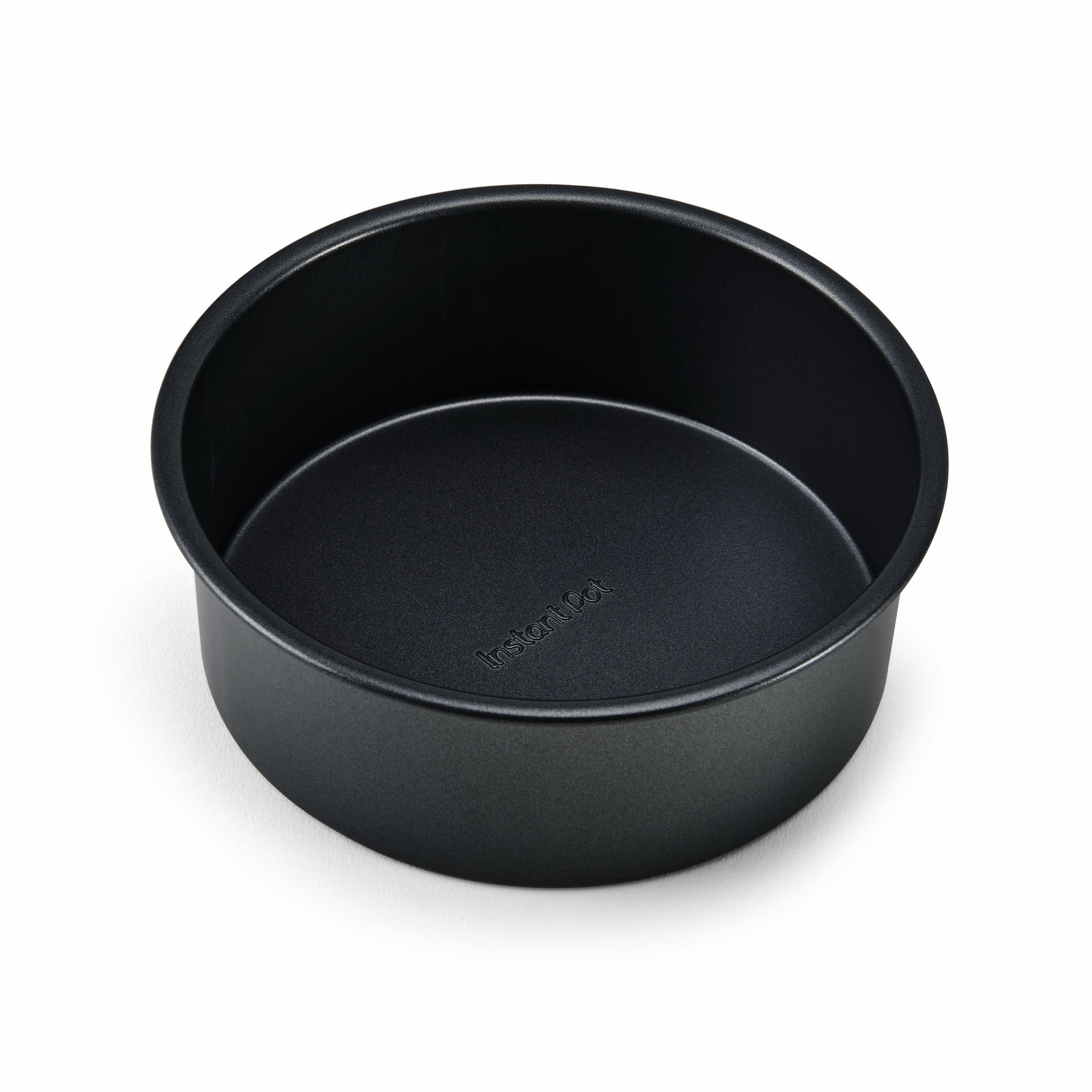 Instant Pot Official Non Stick Black Metal Round Cake Pan