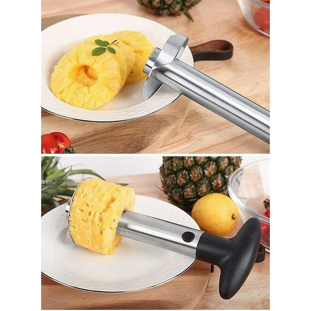 Trancheuse d'ananas en acier inoxydable pour couper les ananas rapidement  et facilement sans couteau