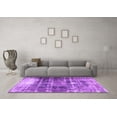 thumbnail image 3 of Ahgly Company Indoor Rectangle Persian Purple Traditional Area Rugs, 7' x 10', 3 of 4