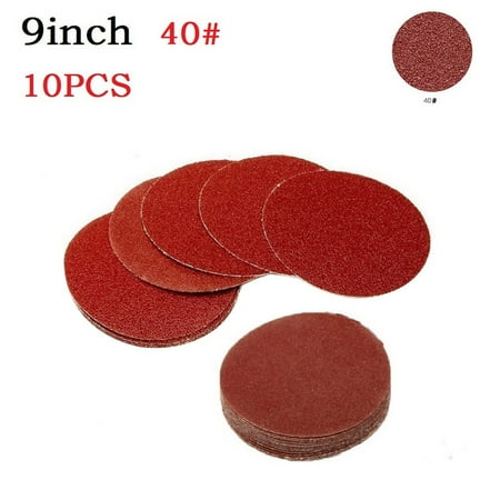 

Leke 10PCS 9inch Sandpaper 225mm Sanding Paper 40-2000grit Electric Wall Polisher