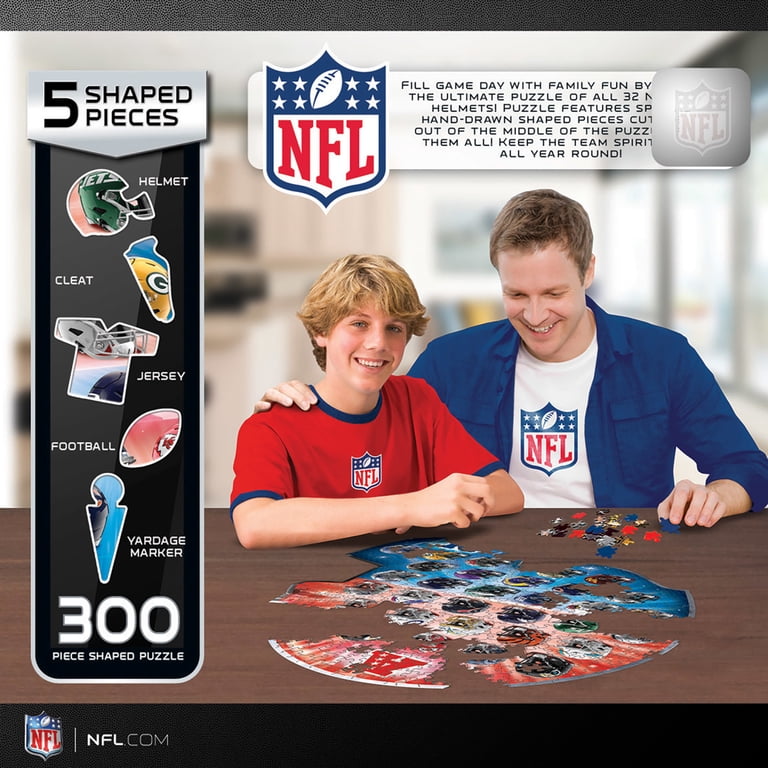 MasterPieces Jigsaw Puzzle for Adults - NFL Helmet Shaped 300