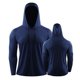 thumbnail image 1 of Sunloudy - Tops de manga larga con capucha para hombre con protección UV con cordón ajustable, ropa ajustada de primavera Sunloudy  moda, 1 of 3