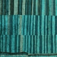 thumbnail image 1 of Ahgly Company Indoor Square Abstract Light Blue Modern Area Rugs, 4' Square, 1 of 4