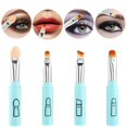 thumbnail image 4 of Baixikly 3 brochas de maquillaje 4 en 1, retráctiles, portátiles, para viaje, esponja para sombra de ojos, sombra de ojos, brocha para cejas, diseño combinado, juego de brochas de maquillaje cosmético, 4 of 5