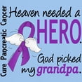 thumbnail image 3 of CafePress - Pancreatic Cancer Heaven Needed Hero Light T Shirt - Men's Classic Graphic T-Shirt, 3 of 4