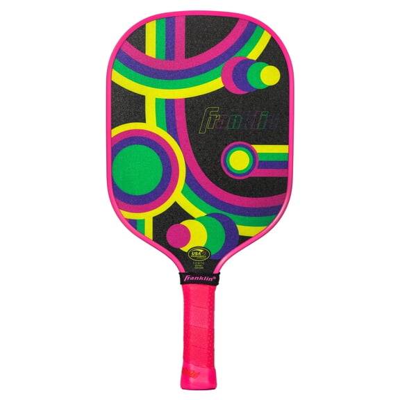 Franklin Sports Kids Pickleball Paddle - Forte Youth Pickleball Paddle for Kids - Junior Pickleball Paddle Series - USA Pickleball (USAPA) Approved - 10mm Polypropylene Core Pickleball Paddles - Pink