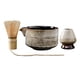 thumbnail image 2 of Kit completo de 4 cuencos de té verde matcha ceremonial japonés para principiantes Blanco, 2 of 9