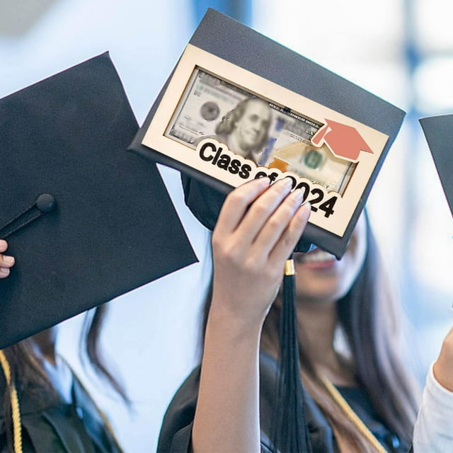 Graduation Holder Custom Wooden Graduation Card Box Holder Envelope Class Of 2024 Senior Gift For Graduates Unique Class Of 2024 Graduation Gifts