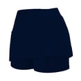thumbnail image 5 of BOMYJESK Skorts for Woman High Waisted Dressy Casual Golf Skirts Athletic Tummy Control Tennis Skirt with Built-In Shorts 2026 Summer Plus Size Running Short Skirts Navy M, 5 of 7