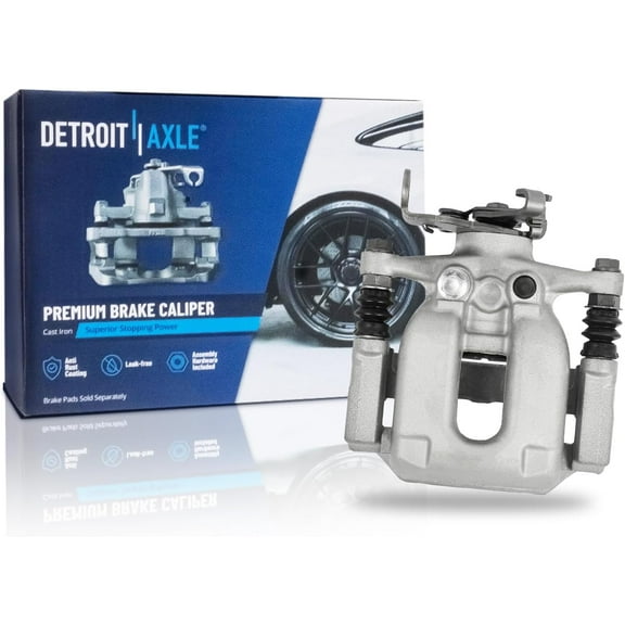 Detroit Axle - Rear Right Brake Caliper for 2018-2022 Buick Encore 2019-2022 Chevrolet Trax, Passenger Side Disc Brake Caliper with Bracket 2020 2021 Replacement