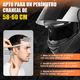 thumbnail image 3 of Dot Casco Moto Abatible Y Versátil Casco L 58-60cm Xtellar negro, 3 of 3