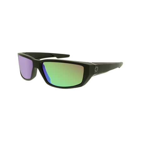 Men's Polarized Dirty Mo 670937374861 Black Wrap Sunglasses