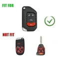 thumbnail image 2 of JanneChou Zinc Alloy Key Fob Case Cover Compatible for Jeep Wrangler Gladiator JL JLU Sahara Rubicon The Sport JT Overland Sport S 2018-2023 (4 Buttons Gray) C105, 2 of 3
