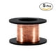 thumbnail image 3 of Alambre de Cobre Esmaltado de 0,1 mm, Alambre de Resaracia de 5 Piza Con conductividad, Utilizado en Mantenimiento de Teléfonos Móviles, Computeras, Portátiles, 12 m de, 3 of 7