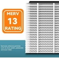 thumbnail image 4 of 4-Pack 213 air filter replacement Compatible with aprilaire 213 replacement filter-Merv 13 Air Purifiers,Whole House Models 1210， 1620， 2120， 2200， 2210， 2216， 3210， 4200， Size:20x25x4, 4 of 7