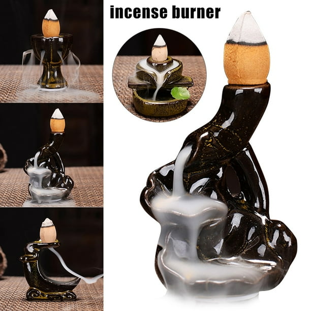 Ceramic Waterfall Incense Burner Backflow Ceramic Incense Holder