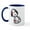 White/Navy Inside, variant on CafePress - Peanuts Flair Snoopy Tote Mugs - 11 oz Ceramic Mug - Novelty Coffee Tea Cup