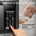 thumbnail image 5 of Toshiba Smart Sensor LED Light 1.5 Ft Stainless Convection Microwave Oven, Black, 5 of 9