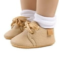 thumbnail image 3 of Luogg Baby Sneakers Soft Sole First Shoes For 0 18 Months Unisex Breathable Comfortable Lightweight Everyday Casual Footwear For Boys And Girls Size 6-12 Months Khaki, 3 of 5