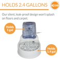 thumbnail image 3 of K&H Pet Products CleanFlow Filtered Water Bowl for Dogs Granite Medium 1.4 Gallon Bowl + 1 Gallon Reservoir, 3 of 10