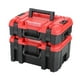 thumbnail image 4 of Caja de herramientas apilable, organizador de doble capa, maletín profesional multifuncional, estuche para herramientas eléctricas a prueba de polvo, 4 of 8