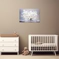 thumbnail image 4 of ZHONGYUTONG White Lily Flower Wall Art Canvas Floral Blooming in Water Pictures Still Life Painting for Bathroom Decor Framed (12.00" x 18.00"), 4 of 5