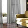 thumbnail image 4 of Curtainworks Soho Voile Sheer Grommet Panel, 59 by 84", Silver, 4 of 5
