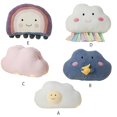 thumbnail image 3 of Para almohada de peluche con forma de nube de arcoíris Kawaii creativa, cojín decorativo para el respaldo del sofá, juguete de peluche para abrazar, decoración del hogar, nube tipo sándwich, 3 of 5