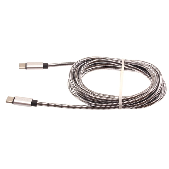 Type-C to USB-C 6ft Metal PD Cable for Samsung Galaxy Z Fold4/Fold 3 5G/Flip4/Flip 3 5G Phones - Charger Cord Power Wire Sync Long L2D for Galaxy Z Fold4/Fold 3 5G/Flip4/Flip 3 5G Models