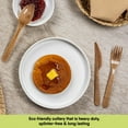 thumbnail image 6 of 100% Biodegradable Cutlery Made of Vegetable Fibers, 300 PCS of 6.7” Long Heavy-Duty and Splinter Free Eco-Friendly Spoons, Forks & Knives, Perfect Sustainable Cutlery by General, 6 of 11