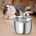thumbnail image 4 of Milaget Fontaine pour Chat en Acier Inoxydable 304, Contenant pour Chiot, Intérieur, Petits Chiens, 4 of 7