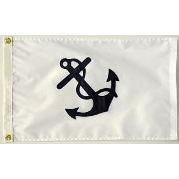 12"x18" DURAWAVEZ FLEET CAPTAIN NYLON FLAG FINISHED WITH CH&G