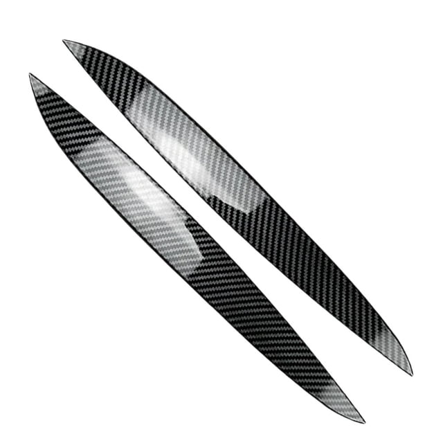 2Pcs Car Headlight Eyebrow Eyelid Cover Decoration Trim For VW Golf 4 MK4 1997-2005
