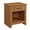 Brown, variant on VECELO 2‑Drawer Nightstand with Woven Mesh Panel, Wooden Compact Bedside Table with Tapered Legs, End Table Furniture for Bedroom & Living Room, Natural, Set of 2