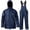 BLUE, variant on Rain Suits for Men Waterproof Heavy Duty Rain Gear with Rain Jacket & Pants, Durable Workwear for Fishing Camping Hiking(Black,M)