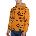 thumbnail image 3 of Daiia Trick Or Treat for Men's Fashion Hoodies & Sweatshirts with Kangaroo Pocket Hooded Sweatshirt Breathable & Moisture Wicking-3X-Large, 3 of 7