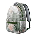 thumbnail image 4 of Small Floral Print School Backpack Comfortable and Wear-Resistant Students’s Backpack with Bright Bloom and Blossom Design, 4 of 6
