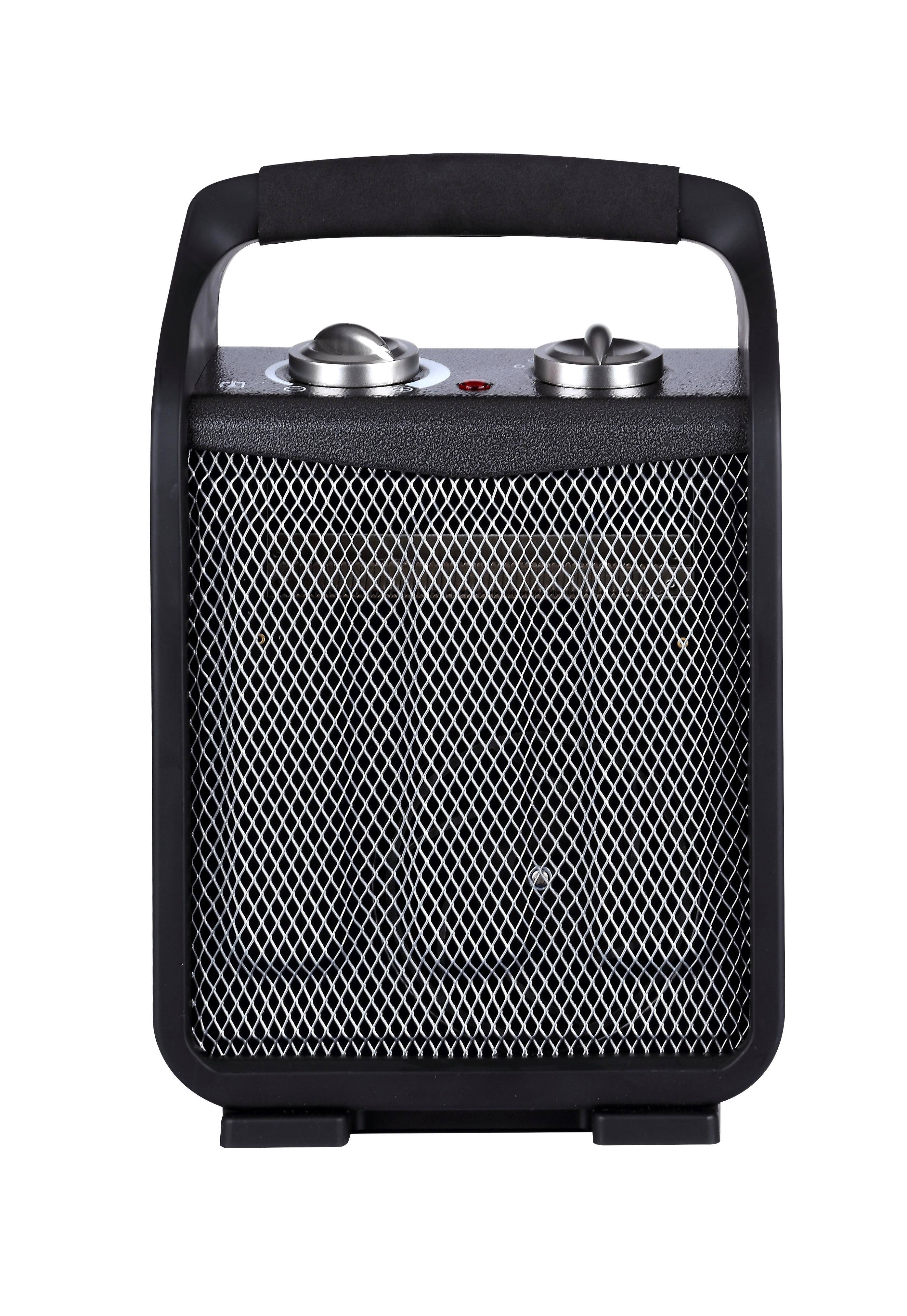 Utility Built-tough1500W Electric Fan-forced Space Heater,Indoor ,Black, DQ1709 - Walmart.com