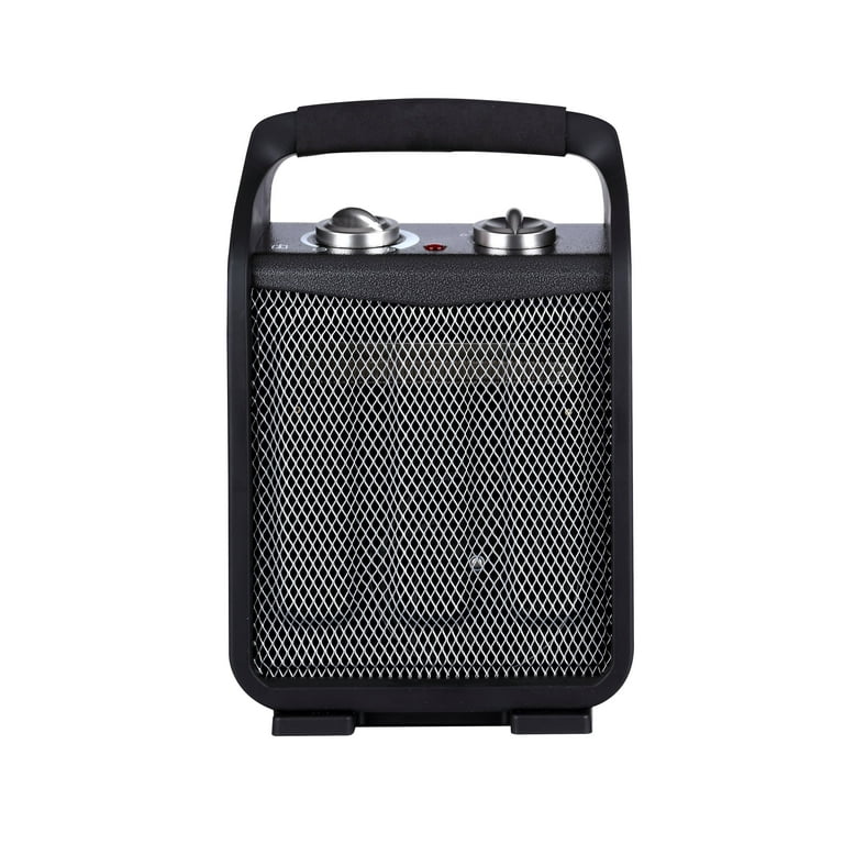 Utility Built-tough1500W Electric Fan-forced Space Heater,Indoor ,Black, DQ1709 - Walmart.com