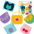 thumbnail image 1 of Kit de Costura IROLEHOME de Fieltro Suave para Niños - Carteras DIY para Artes y Manualidades, 1 of 5