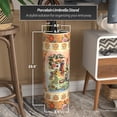 thumbnail image 4 of Red Lantern 24" Horse in Meadow Porcelain Umbrella Stand, 4 of 7