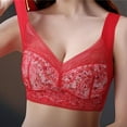 thumbnail image 2 of Tbopshirt Sports Bras for Women Plus Size Clearance,Stretch Push-Up Womens Bras,Women's Sports Beauty Back Bra Large Chest Show Small Thin Bra Scratch Free Underwear,Up to 50% Off Fashion, 2 of 4