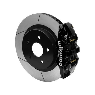 Wilwood 140-16047 AERO4 Rear Big Brake Kit With Black Calipers, Compatible with 2016-2018 Land Cruiser & LX570"