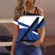 thumbnail image 1 of Fiudx Ofertas de La Semana Camiseta Sin Mangas Camisola de Color Liso para Mujer Camiseta Sin Mangas Holgada, 1 of 4