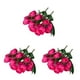 thumbnail image 4 of Ramo de 9 Cabezas Injueey Flores Artificiales Tulipanes Simulación Suave Rosa, 4 of 6