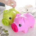 thumbnail image 5 of Plastic Piggy Bank Coin Piggy Bank Cash Collection Savings Box Pig Toy (green), 5 of 5