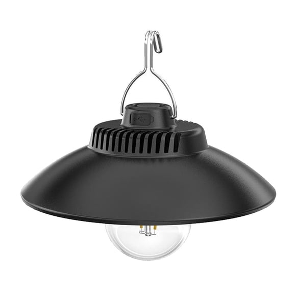 Soidarity Tienda de lámpara Nueva luz de metal colgante con Lámparas recargables de larga duración Herramienta de iluminación para Estufas de camping Luz calida